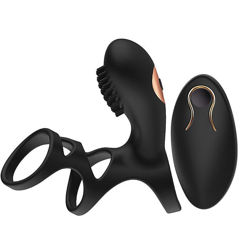 Kayla 10 Functions Vibrating Penis Ring by Mannuo