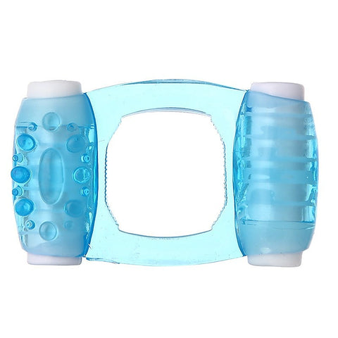 Double Moto Adjustable Vibrating Cock Ring by BDStyle