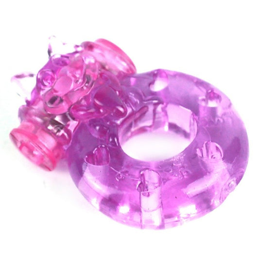 Multi Functions TPR Vibrating Cock Ring by BDStyle