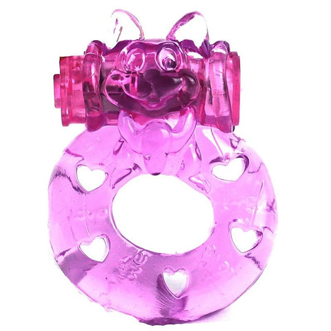 Multi Functions TPR Vibrating Cock Ring by BDStyle