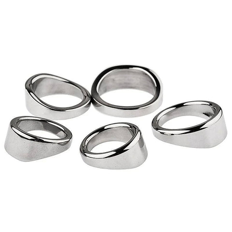 Stainless Steel Chrome Rooster Penis Ring by BDStyle