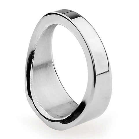 Stainless Steel Chrome Rooster Penis Ring by BDStyle