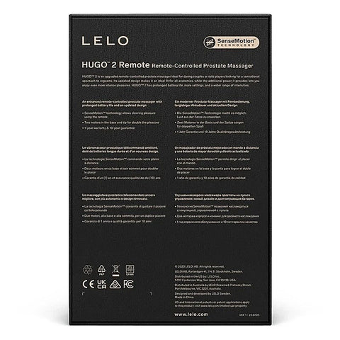 Hugo 2 Remote Control Prostate Vibrator by Lelo