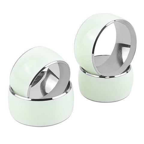 Luminous Stainless Steel Mens Cock Ring by BDStyle