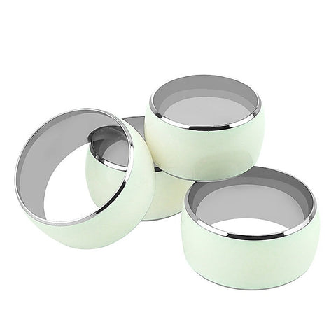 Luminous Stainless Steel Mens Cock Ring by BDStyle