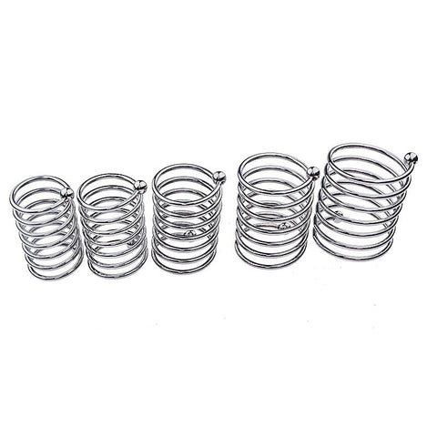 Spring Style 6 Circle Mens Metal Glans Ring by BDStyle