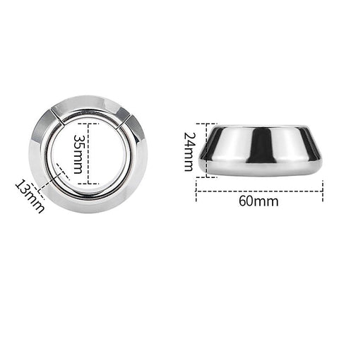 Magnetic Precision Metal Cock Ring by BDStyle