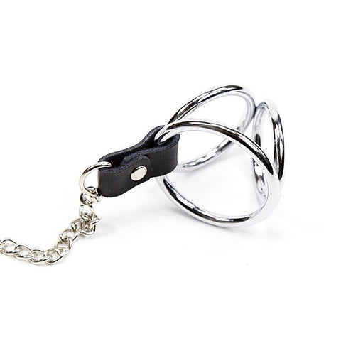 Adjustable Nipple Clamps With Cock Ring by BDStyle