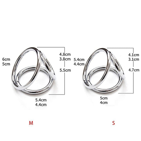 Adjustable Nipple Clamps With Cock Ring by BDStyle