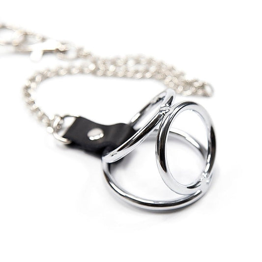 Adjustable Nipple Clamps With Cock Ring by BDStyle