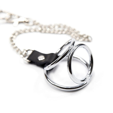 Adjustable Nipple Clamps With Cock Ring by BDStyle