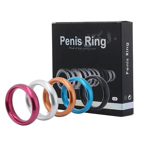 Aluminum Round Sex Delay Cock Ring by BDStyle