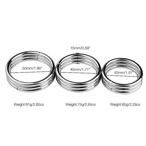 Echo Stainless Steel Cock Ring by BDStyle