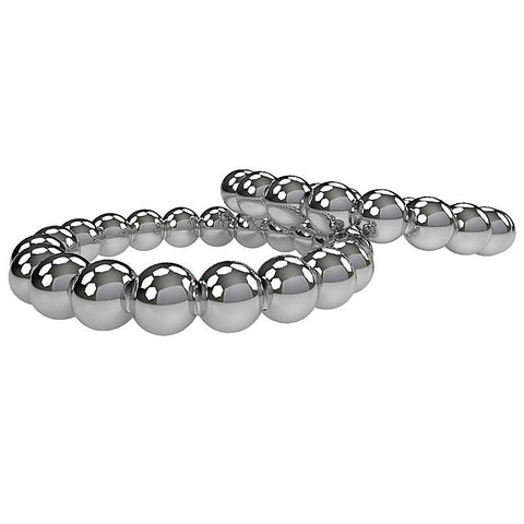 Meridian Stainless Steel Mens Beaded Cock Rings by BDStyle