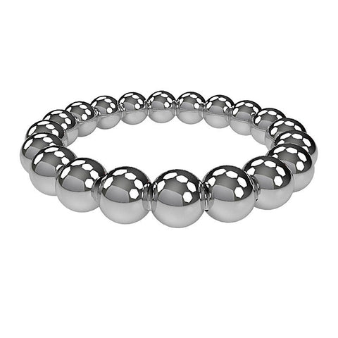 Meridian Stainless Steel Mens Beaded Cock Rings by BDStyle