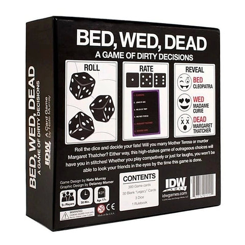 Bed, Wed, Dead by IDW Games
