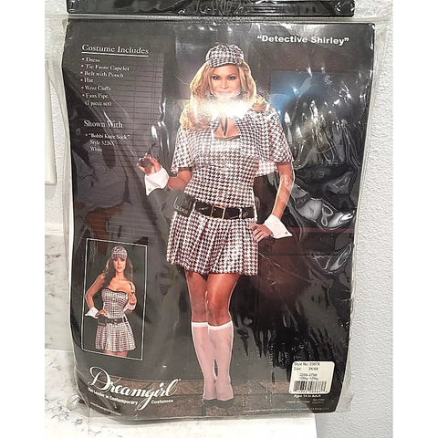 Dream Girl Halloween Detective Shirley Sexy Costume