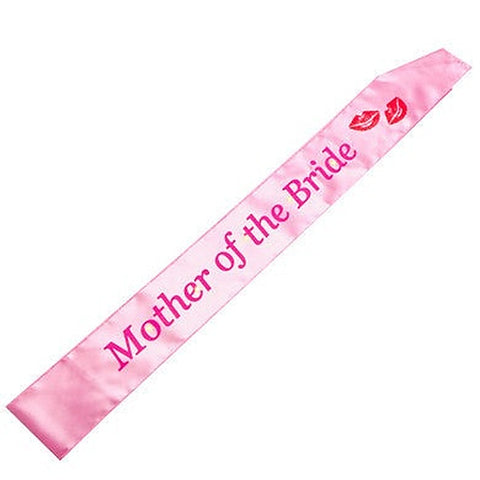 Pink Flashing Mother Of The Bride Sash by MDI Australia