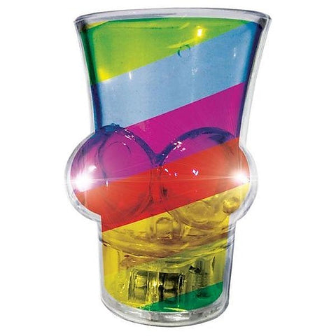 Rainbow Delight LED Boobie Shot Glass by Hot Ero