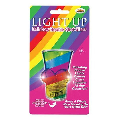 Rainbow Delight LED Boobie Shot Glass by Hot Ero