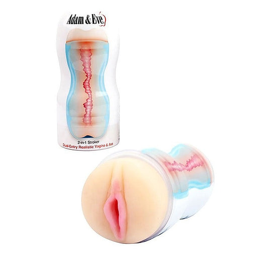 Adam & Eve 2-IN-1 Realistic Men STROKE by Adam & Eve Sextoys