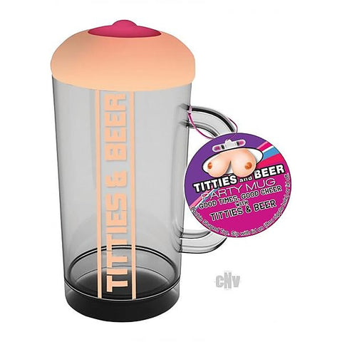 Titties and Beer Boobie Shape Party Mug by Hua Novelties