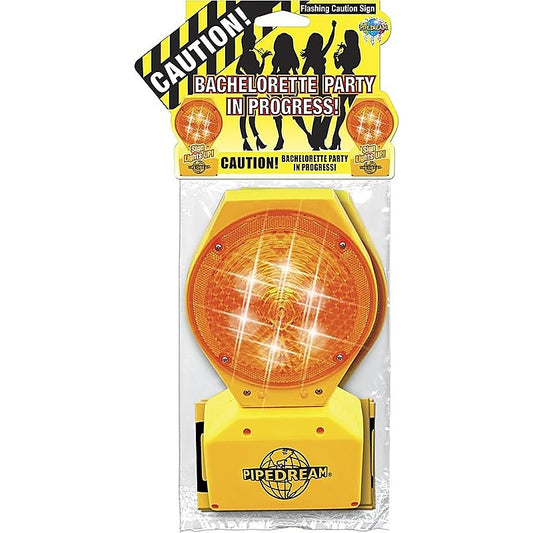 Flashing Caution Zone Sign by Pipedream Products