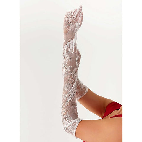 Behold Lace Womens Hand Gloves by Baci Lingerie