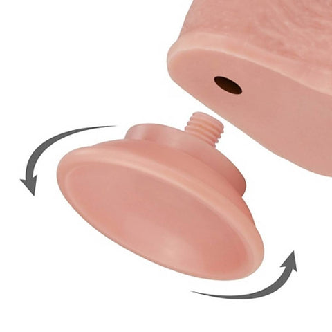 Sliding Skin Dual Layer Realistic Dong Wit Flexible Skin Flesh