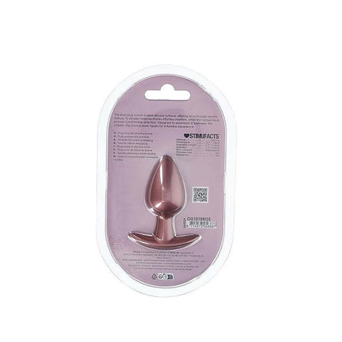 Shots OUCH! Metallic Medium Butt Plug by Shots Toys