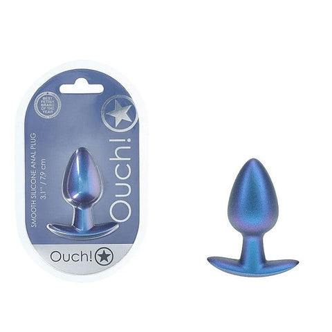 Shots OUCH! Metallic Medium Butt Plug by Shots Toys