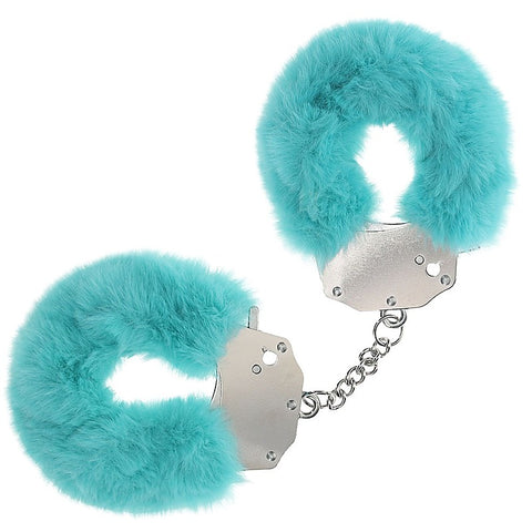 Heavy Duty Fluffy Bondage Hand Cuffs by Shots Toys