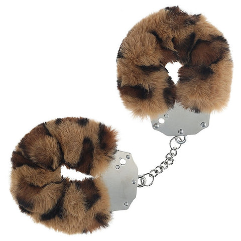 Heavy Duty Fluffy Bondage Hand Cuffs by Shots Toys