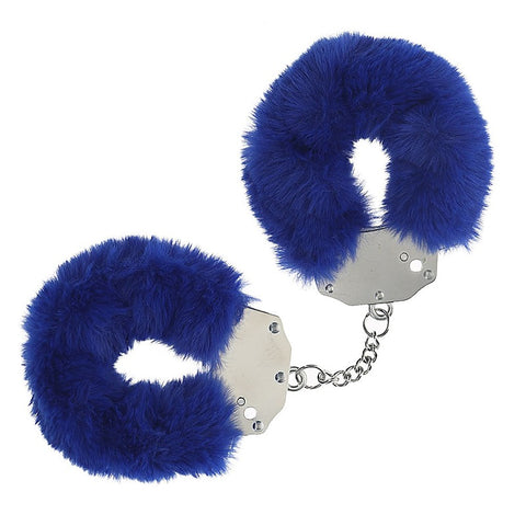 Heavy Duty Fluffy Bondage Hand Cuffs by Shots Toys