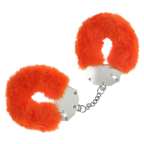 Heavy Duty Fluffy Bondage Hand Cuffs by Shots Toys