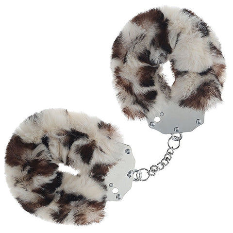 Heavy Duty Fluffy Bondage Hand Cuffs by Shots Toys