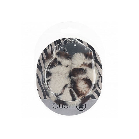 Heavy Duty Fluffy Bondage Hand Cuffs by Shots Toys