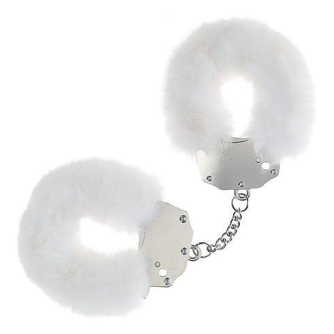 Heavy Duty Fluffy Bondage Hand Cuffs by Shots Toys