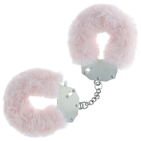 Heavy Duty Fluffy Bondage Hand Cuffs by Shots Toys