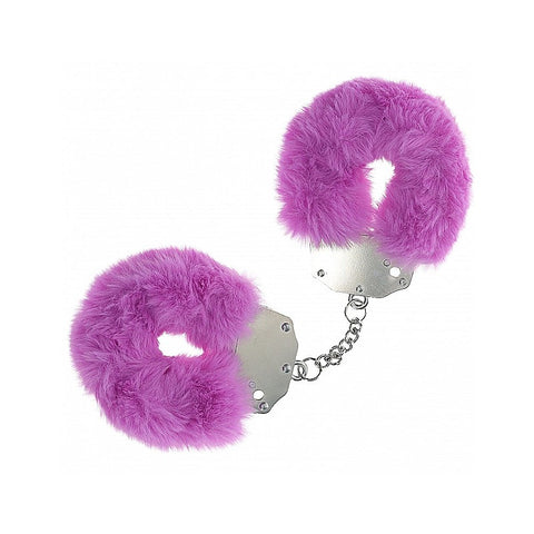 Heavy Duty Fluffy Bondage Hand Cuffs by Shots Toys