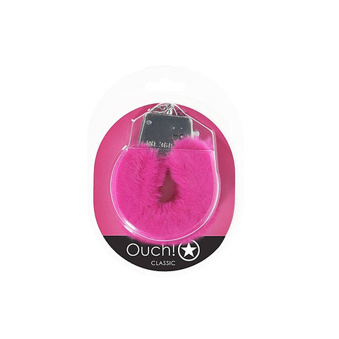 Classic Fluffy BDSM Play Handcuffs by Shots Toys