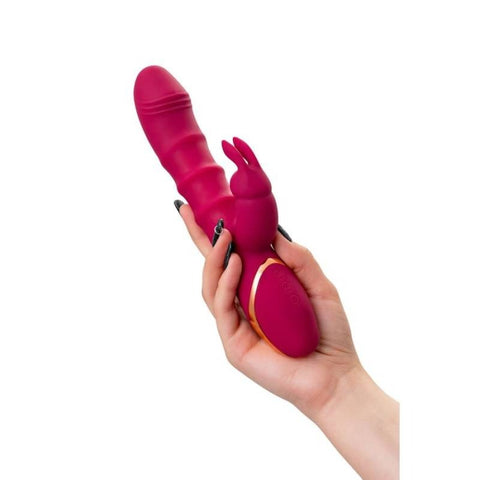 JOS Tenty Rabbit Vibrator with Moving Shaft Rings by ToyFa
