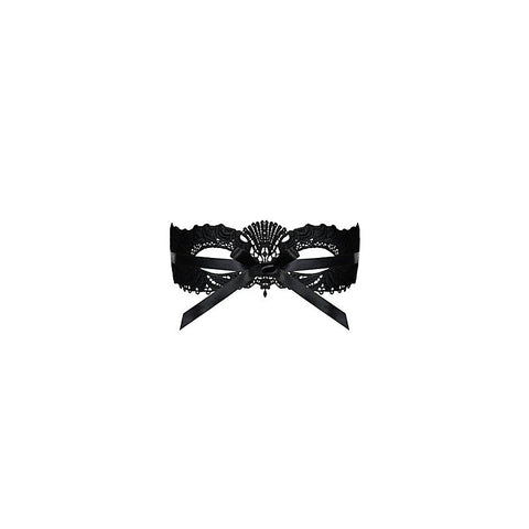 A700 Black Sexy Eye Mask with Ribbon Tie by Obsessive