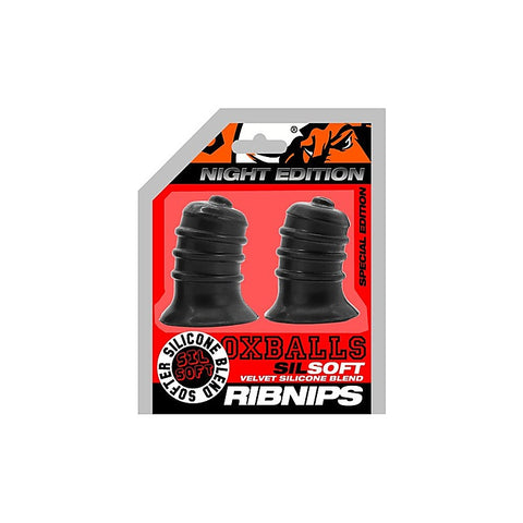 Ribnibs Curved Springy Ribbed Nipple Suckers by OxBalls