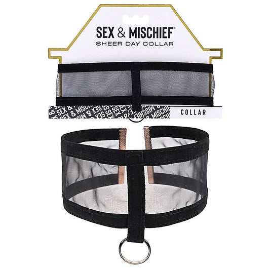 S&M Sheer Day Collar by Sportsheets