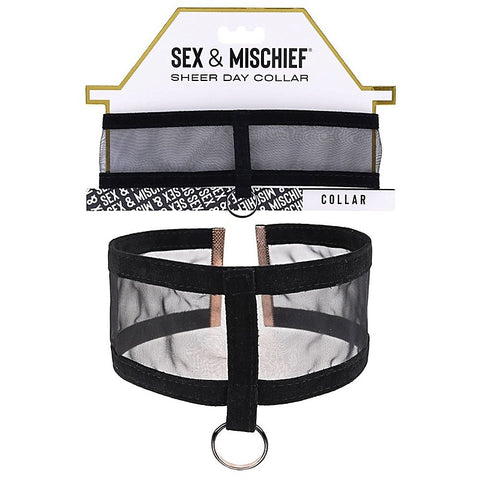 S&M Sheer Day Collar by Sportsheets