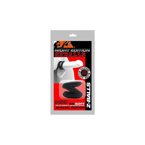 Z Balls Zig Zag Cock Ring and Ball Stretcher by OxBalls