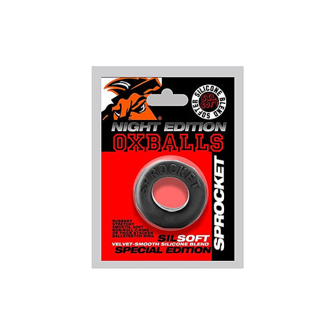 Sprocket Comfort No Roll Stretchy Cock Ring by OxBalls
