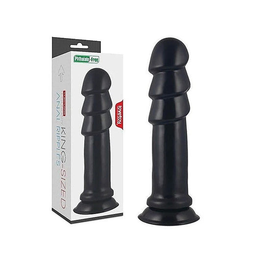King Sized Anal Ripples Mega Butt Plug by Lovetoy