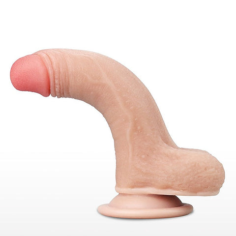 Sliding Skin Dual Layer Realistic Dong With Flexible Skin Flesh